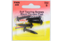 Pearl 3/4X10 Black Flanged S/Tappers