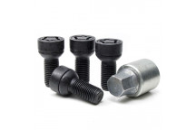 EVO MK5 LOCKING WHEEL BOLT SET - BLACK