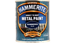 Hammerite Hammered Blue 750Ml Metal Paint Ici
