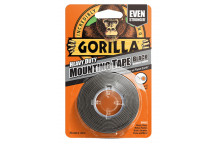 Gorilla HD Mounting Tape 1.5m Black