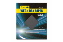 Simply Wet & Dry Paper 600 Grit - 25 Sheets