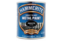 Hm Smooth Black 750Ml Metal Paint Ici