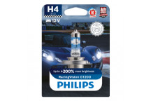 Philips H4 RacingVision GT200 Single Blister