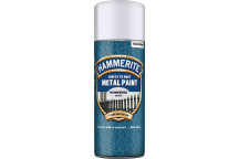 Hammerite Hammered Silver Metal Paint - 400ml Aerosol