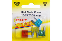 Pearl Assorted Mini Fuses - 10/15/20/30 Amp