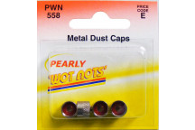 Pearl Metal Tyre Valve Dust Caps - 4 Pack