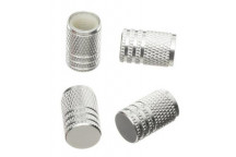 Pearl  Metal Valve Cap (Nylon Insert) x4