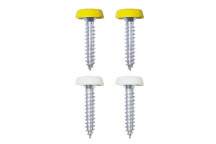 Pearl Assorted Moulded Number Plate Screws