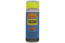 Hycote Fluorescent Yellow Spray Paint - 400ml Aerosol