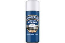 Hammerite Smooth Silver Metal Paint - 400ml Aerosol