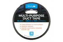 48MM*10M BLACK DUCT TAPE