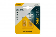 Vision Pro 12v 5w W2.1x9.5d T10 'E' twin blister