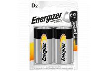 Energizer� Alkaline Power D 2pk