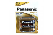 Panasonic Bronze Alkaline Power C Batteries - 2 Pack