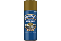Hammerite Smooth Gold Metal Paint - 400ml Aerosol