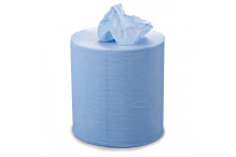 2 ply Recycled Blue Centrefeed BR 100m x 170mm (6 Pack)