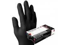 Aurelia Absolute 100 Black Nitrile Gloves - Large
