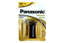 Panasonic Bronze Alkaline Power 9v Battery