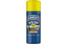 Hammerite Smooth Yellow Metal Paint - 400ml Aerosol