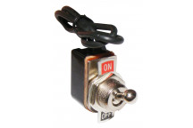 Pearl On/Off Dolly Metal Toggle Switch & Fly Leads