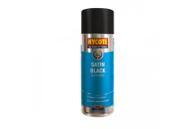 Hycote Satin Black Spray Paint - 400ml Aerosol