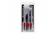 Chemical Guys All In The Details Interior Brushes 3pk