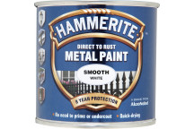 Hammerite Smooth White Metal Paint - 250ml