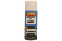 Hycote Ford Van White Spray Paint - 400ml Aerosol