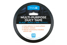 48MM*50M BLACK DUCT TAPE (MT50WAT)