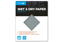 Simply Wet & Dry 3000 Grit - 25 Sheets