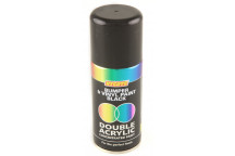 Hycote Black Bumper & Vinyl Double Acrylic Paint - 150ml Aer