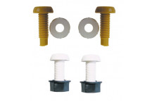 Pearl Number Plate Screws & Nuts - 2W & 2Y