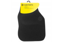 AA Universal Car Mats, Set of 4, Black/Black