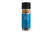 Hycote Matt Black Spray Paint - 400ml Aerosol