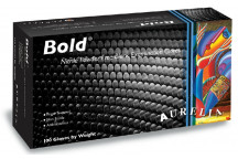 Aurelia Bold Powder Free Black Nitrile Gloves - Medium