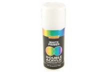 Hycote Primer White Double Acrylic Paint - 150ml Aerosol