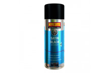 Hycote Bodyshop Satin Black Spray Paint - 400ml Aerosol