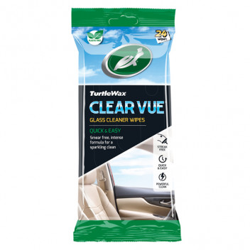 Turtle Wax Clear Vue Glass Wipes 24pk