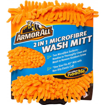 Armor All 2 in 1 Microfibre Noodle Wash Mitt