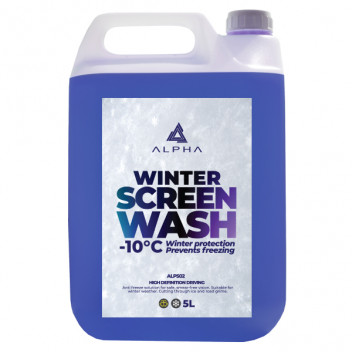 Alpha Winter Screen Wash -10 5ltr
