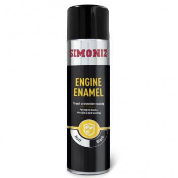 Simoniz Gloss Black Engine Enamel - 500ml Aerosol