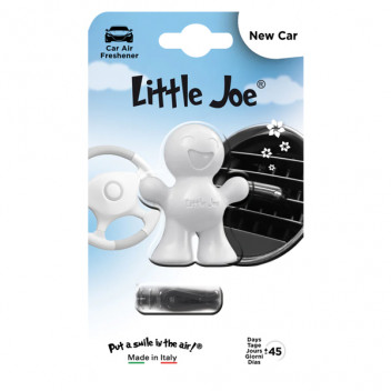 Little Joe 3D Vent Air Freshener Blue New Car *
