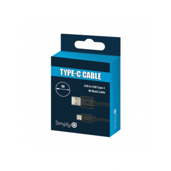 Simply Black USB Type-C Cable