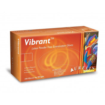 Aurelia Vibrant Powder Free Latex Gloves x100 - X-Large