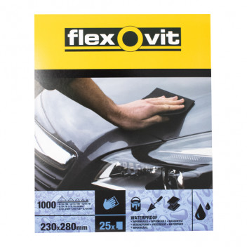 Saint Gobain 1000 Grade Wet/Dry Paper - 25 Sheets