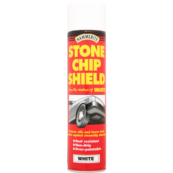 Hammerite White Stonechip Shield - 600ml Aerosol