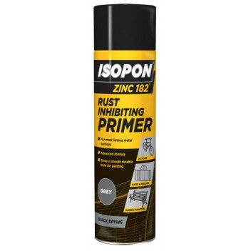Isopon Zinc 182 Anti-Rust Primer - 450ml Aerosol