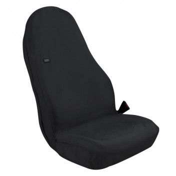 HDD Winged Universal Front Seat Cover - Black