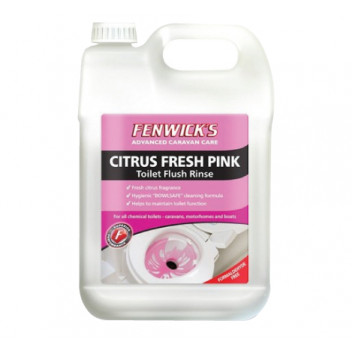 Fenwick's Citrus Fresh Pink Toilet Fluid - 2.5ltr