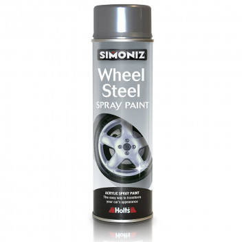 Simoniz Wheel Steel Spray Paint - 500ml Aerosol
